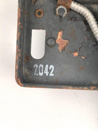 Luftwaffe, Aufhängerahmen für Röhrengerät 10a " RRG 10a" , Ln 28049-1.  Originallack, guter Zustand