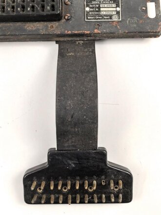 Luftwaffe, Aufhängerahmen für Röhrengerät 10a " RRG 10a" , Ln 28049-1.  Originallack, guter Zustand