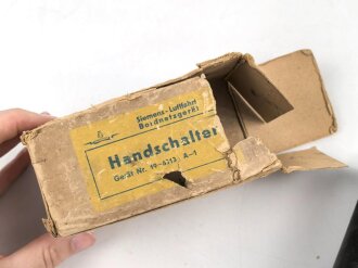 Luftwaffe , Kühlerklappen Handschalter. Fl E6313-01,...