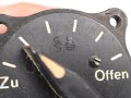 Luftwaffe , Kühlerklappen Handschalter. Fl E6313-01, Funktion nicht geprüft, in defekter Umverpackung