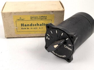 Luftwaffe , Kühlerklappen Handschalter. Fl E6313-01,...