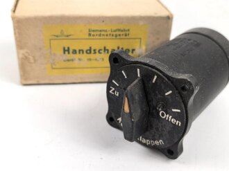 Luftwaffe , Kühlerklappen Handschalter. Fl E6313-01,...