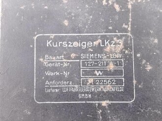 Luftwaffe Fl 22562 Kurszeiger LKz3, verbaut u.a. Junkers Ju 88, Messerschmitt Bf 110. Funktion nicht geprüft