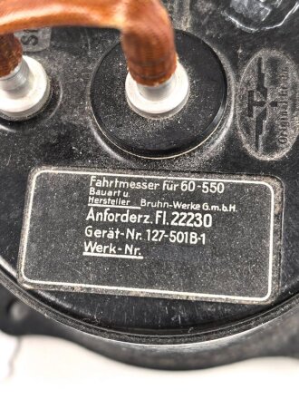 Luftwaffe Fahrtmesser Fl 22230, Funktion nicht geprüft