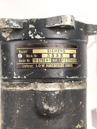 Luftwaffe, Stellmotor für Trimmspindel Fl 34313-4. Gebraucht, Funktion nicht geprüft