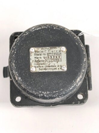 Luftwaffe , Borduhr Fl 23886 Kienzle. Ungereinigtes Stück, läuft