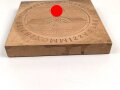"Reichskommissar für Altmaterialverwertung" Holzmodel, Druckplatte 14 x 14cm