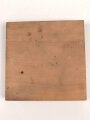 "Reichskommissar für Altmaterialverwertung" Holzmodel, Druckplatte 14 x 14cm
