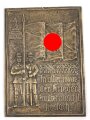 Kriegerkameradschaft Heslach, Messinggußplakette 16 x 21,5cm