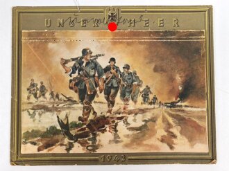 "Unser Heer" Waldkalender 1943, Maße 24 x...