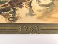 "Unser Heer" Waldkalender 1943, Maße 24 x 30,5cm. Vollständig