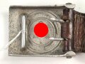 Reichsarbeitsdienst, Koppelschloss für Mannschaften . Stark getragenes Stück, datiert 1936