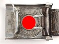 Polizei III.Reich, Koppelschloss für Mannschaften, getragenes Stück, datiert 1937