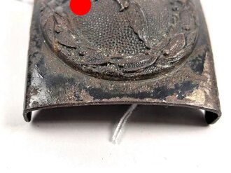 Luftwaffe, Koppelschloss für Mannschaften. Eisen lackiert, B & N 41