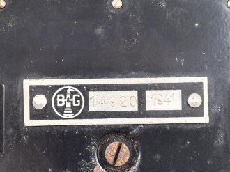 Amtsanschliesser 33 der Wehrmacht datiert 1941, guter Zustand, ungereinigt Funktion nicht geprüft