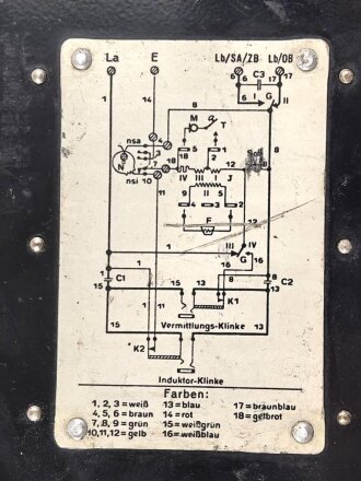 Amtsanschliesser 33 der Wehrmacht datiert 1941, guter Zustand, ungereinigt Funktion nicht geprüft