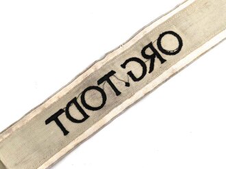 Organisation Todt, Ärmelband für Führer. Länge 46cm