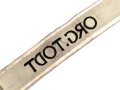 Organisation Todt, Ärmelband für Führer. Länge 46cm