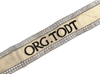 Organisation Todt, Ärmelband für höhere Führer. Länge 48cm