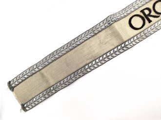 Organisation Todt, Ärmelband für höhere Führer. Länge 48cm