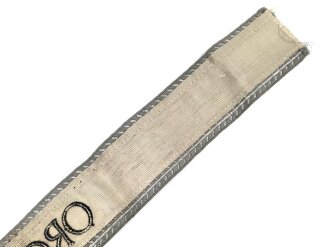 Organisation Todt, Ärmelband für höhere Führer. Länge 48cm