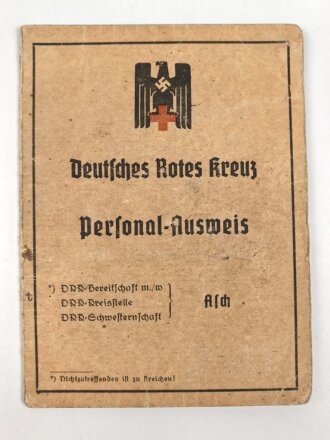 Deutsches Rotes Kreuz, Gruppe Ausweis, Beförderungsurkunden und weitere Papiere einer DRK Wachtführerin