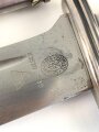Reichsarbeitsdienst, Hauer für Mannschaften. Hersteller Krebs Solingen, Scheide Originallack, Gehänge in gutem Zustand. Ordentliches Stück in gutem Gesamtzustand