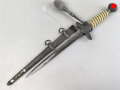 Dolch für Offiziere der Luftwaffe. Saubere Klinge ohne Hersteller, guter Gesamtzustand, mit Portepee