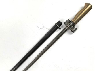 Frankreich, Epee Seitengewehr Modell 1886 Lebel