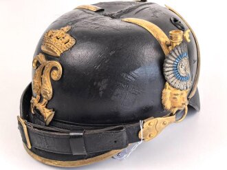 Bayern, Raupenhelm Modell 1868 für Artilleristen ....