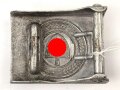 Reichsarbeitsdienst, Koppelschloss aus Aluminium, datiert 1936, entnazifiziert