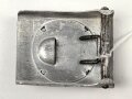 Reichsarbeitsdienst, Koppelschloss aus Aluminium mit aufgeklammertem Emblem.