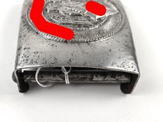 Koppelschloss für Angehörige der Hitlerjugend. Eisen gereinigt, M4/ 110