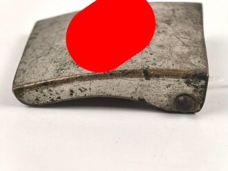 Koppelschloss für Angehörige des deutschen Jungvolk. Buntmetall, stark getragenes Stück