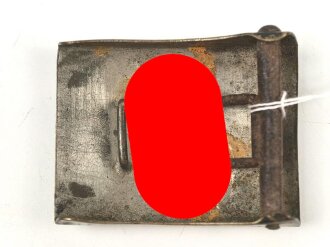 Koppelschloss für Angehörige des deutschen Jungvolk. Buntmetall, stark getragenes Stück