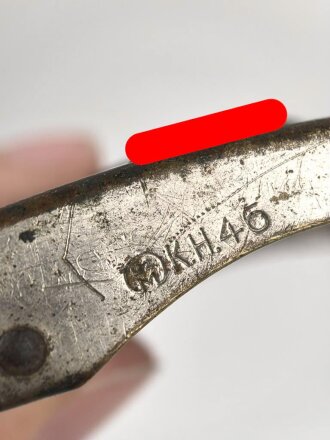 Koppelschloss für Angehörige des deutschen Jungvolk. Buntmetall, stark getragenes Stück