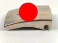 Koppelschloss für Angehörige des deutschen Jungvolk. Buntmetall, die Rune messingfarben, guter Zustand