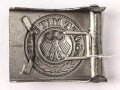 Reichswehr, Koppelschloss für Mannschaften , Eisen lackiert