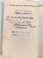 Bayern, Militär-Paß  eines Infanteristen im 11. Infanterie-Regiment „von der Tann“. Diensteintritt 1907. Ist im Reiten und in der Pferdepflege ausgebildet. Frankreichfeldzug, Schlacht bei verdun