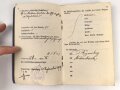 Bayern, Militär-Paß  eines Infanteristen im 11. Infanterie-Regiment „von der Tann“. Diensteintritt 1907. Ist im Reiten und in der Pferdepflege ausgebildet. Frankreichfeldzug, Schlacht bei verdun