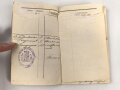 Bayern, Militär-Paß  eines Infanteristen im 11. Infanterie-Regiment „von der Tann“. Diensteintritt 1907. Ist im Reiten und in der Pferdepflege ausgebildet. Frankreichfeldzug, Schlacht bei verdun