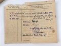 Bayern, Militär-Paß  eines Gefreiten im Res. Feldartillerie Rgt Nr. 1, Diensteintritt 1915.