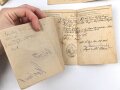 Bayern, Militär-Paß  eines Gefreiten im Res. Feldartillerie Rgt Nr. 1, Diensteintritt 1915.