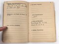 Bayern, Militär-Paß  eines Gefreiten im Res. Feldartillerie Rgt Nr. 1, Diensteintritt 1915.