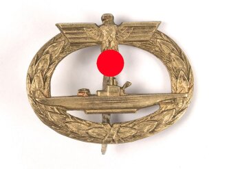 U Boot Kriegsabzeichen Buntmetall, in Pappschachtel. Ohne...