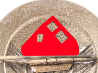 Reichsarbeitsdienst der weiblichen Jugend , Brosche für eine Arbeitsmaid. Die Nadel vermutlich neuzeitlich wieder angebracht