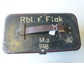 Behälter zum Rundlickfernrohr Flak, Originallack