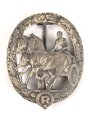 Deutsches Fahrerabzeichen in silber, Zink versilbert, Hersteller Steinhauer & Lück Lüdenscheid