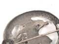 Deutsches Fahrerabzeichen in silber, Zink versilbert, Hersteller Steinhauer & Lück Lüdenscheid