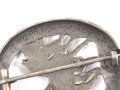 Deutsches Fahrerabzeichen in silber, Zink versilbert, Hersteller Steinhauer & Lück Lüdenscheid